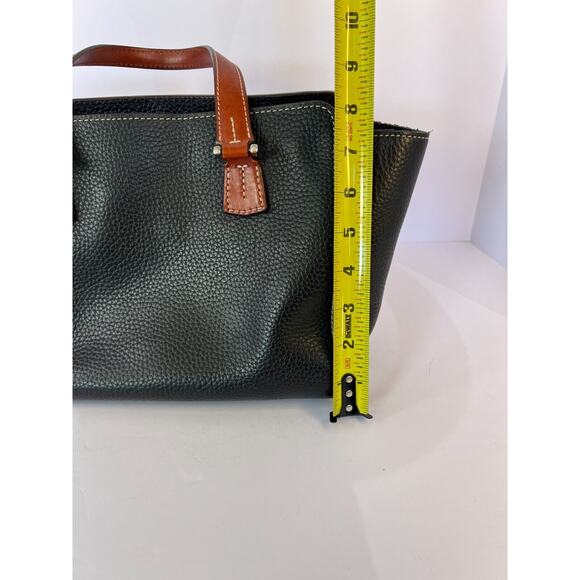 Dooney Bourke East West Cambridge shopper tote Satchel Midnight Navy Blue GUC - Picture 14 of 16